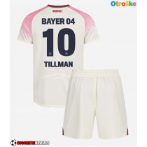 Otroške Nogometnih dresov Bayer Leverkusen Malik Tillman #10 Gostujoči 2025-26 Kratki rokavi (+ hlače)